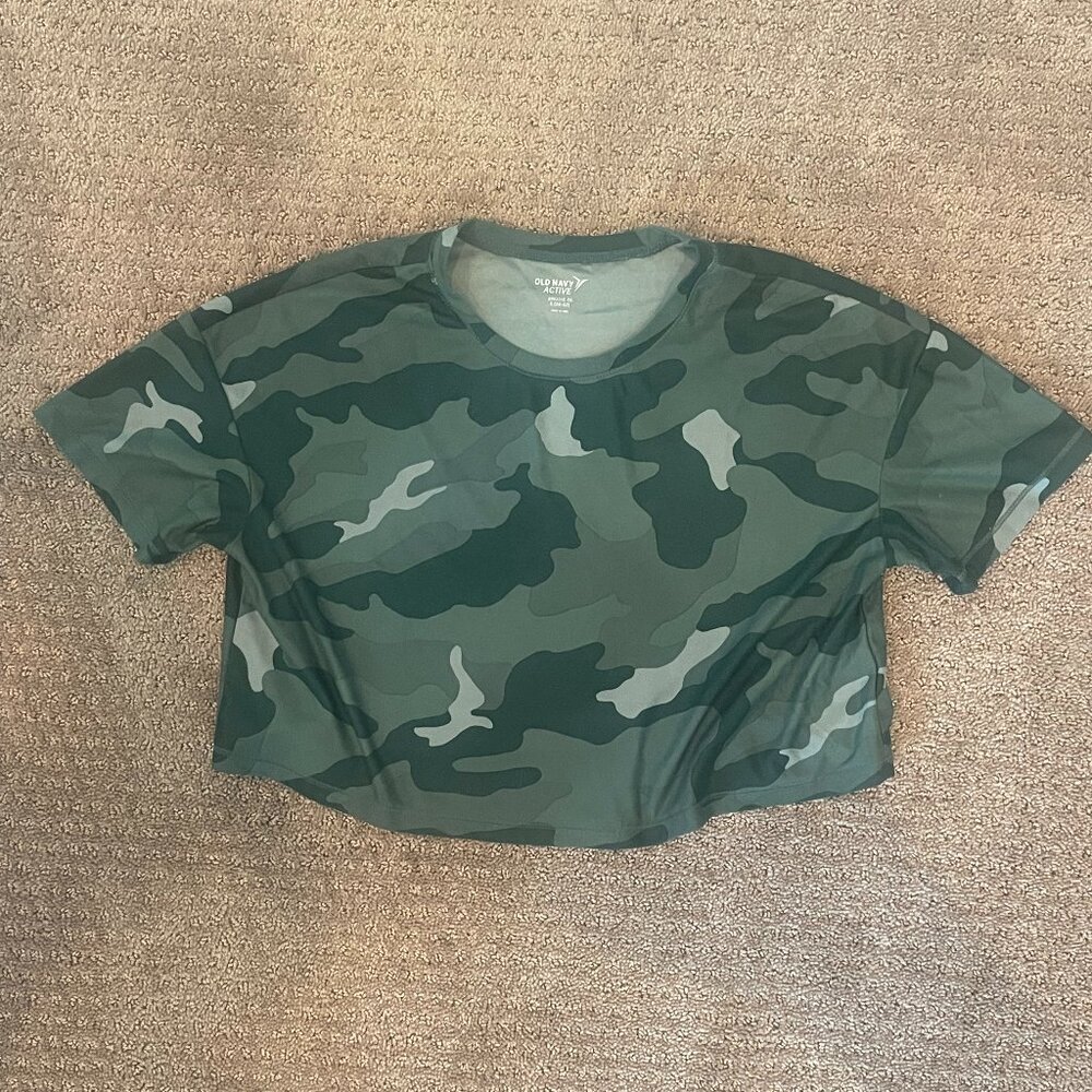 Old Navy Girls Active Breathe On Cropped T-Shirt
